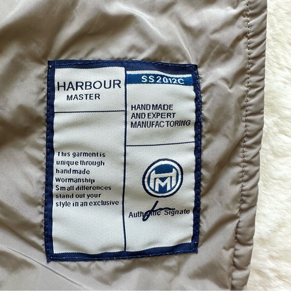 NEW!!! HARBOUR Master men’s jacket size L Retail 350$ - Picture 6 of 9